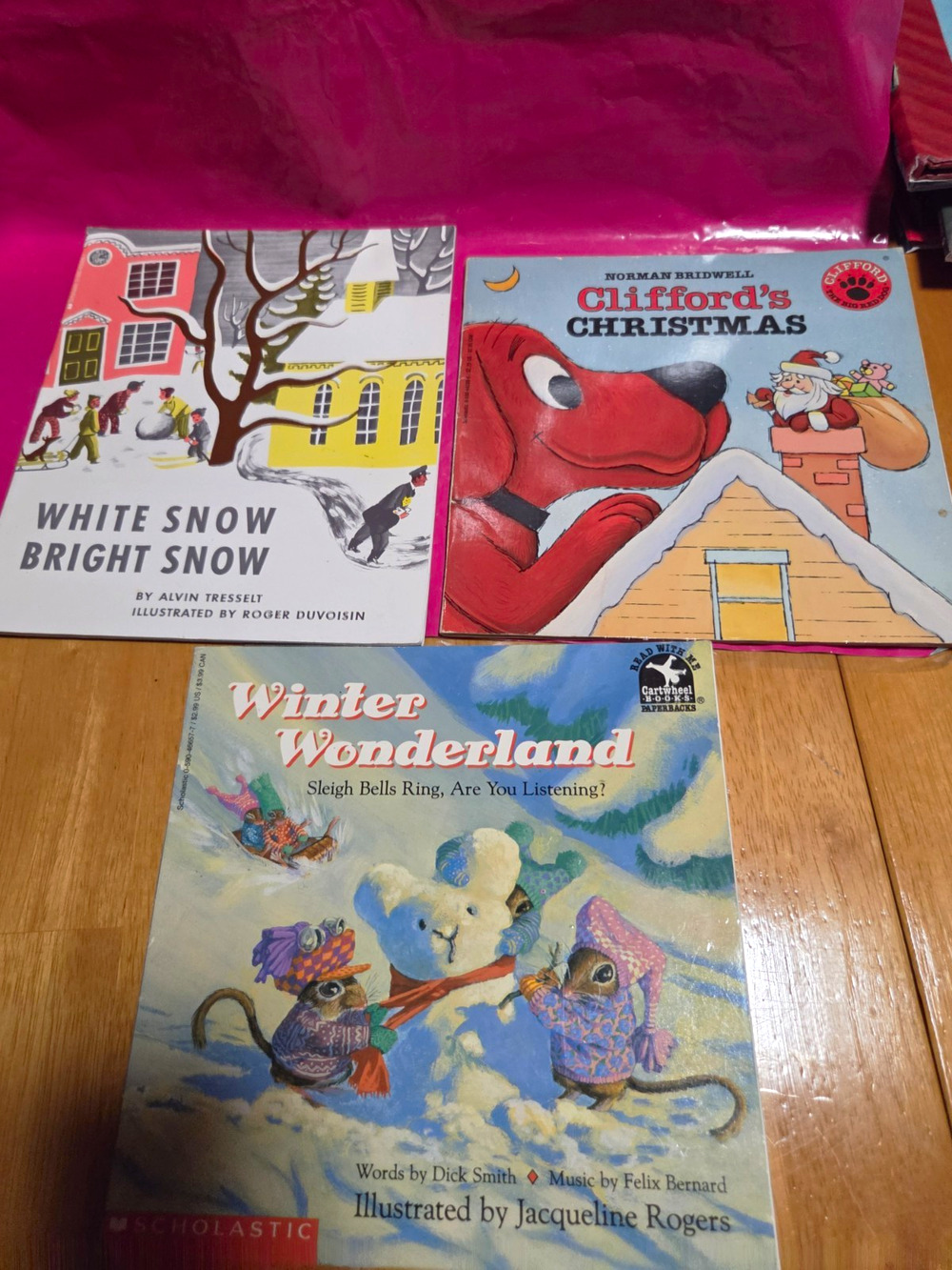 Clifford the Big Red Dog Lot of 3 Kids Picture Books Paperback Illustrated